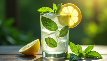 Refreshing Summer Lemonade with Mint