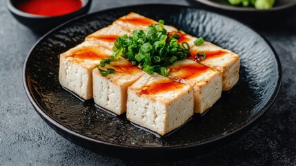 Plant-Powered Tofu Sashimi Delight Vegan Cuisine Urban Kitchen Culinary Art Gourmet Experience