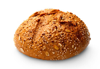 Bread isolated on white
