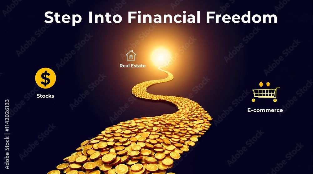 Poster A Comprehensive Guide to Achieving Financial Independence and Success through Practical Steps and Strategies for Long-Term Wealth Management