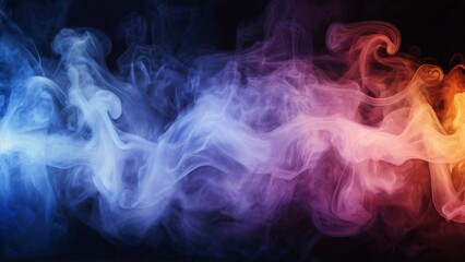 Fototapeta premium Electric Smoke in Futuristic Style: Dynamic and Colorful Background for Abstract and Energetic Themes