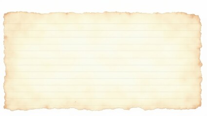 Obraz premium old yellow paper with lines torn edges scrapbooking 
