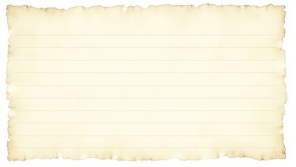 Obraz premium old yellow paper with lines torn edges scrapbooking 