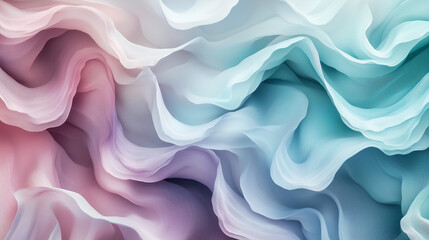 Obraz premium Elegant pastel abstract background with fluid wave patterns