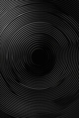 Abstract black and white concentric circles creating a hypnotic effect.