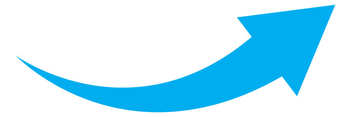 Blue arrow icon. Blue long curved arrow on white background. Long arrow. Curved arrow. Set long blue curve arrow icon vector . blue curve arrow icon set. long arrow icon set. curve arrow vector 