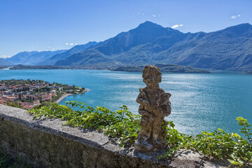 View from Chiesa di Sant Anna at Pozzolo, Domaso,  over Lake Como