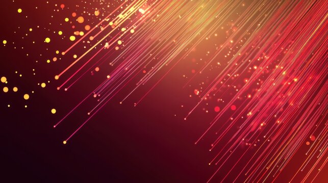 New Year's theme against a red background