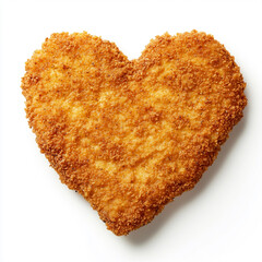 Heart shaped chicken nugget