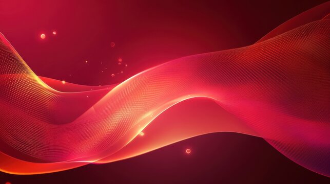 New Year's theme against a red background