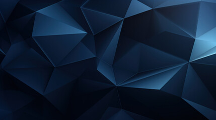 Fototapeta premium Abstract Dark Blue Geometric Background