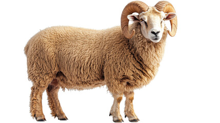 Naklejka premium sheep isolated on white background