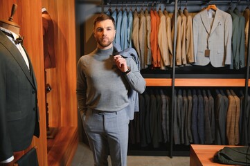 Perfect to the last detail. Modern businessman. Fashion shot of a handsome young man in elegant classic suit