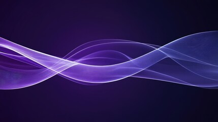 Abstract Purple Wave Pattern on Dark Background for Creative Use
