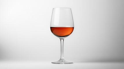 Elegant Transparent Wine Glass with Timeless Appeal