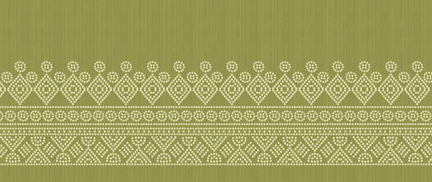 traditional seamless BANDHANI boder abstract