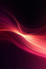 Naklejka premium Simple Business Digital Background with Smooth Lines, Generative AI