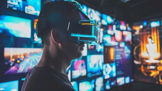 Digital Marketing Professional Using Augmented Reality to Create Interactive Campaigns