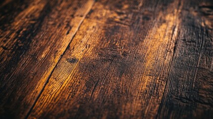 Obraz premium Close-up of textured wooden surface with scratches