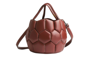 Fashionable Bucket Bag Design on transparent background PNG.