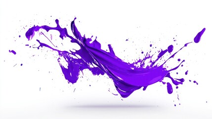 Purple Paint Splash