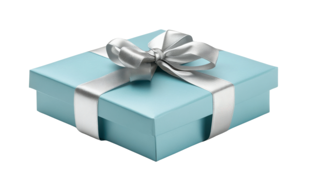Gift box, transparent background