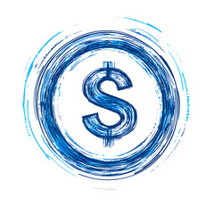 circle with dollar sign