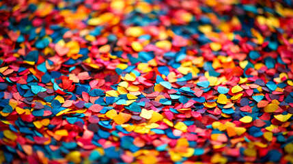 Obraz premium Colorful confetti background texture.