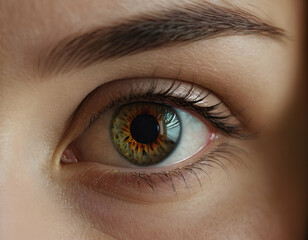 Naklejka premium close up of a female eye