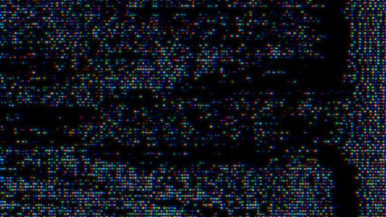 Digital Glitch noise static television VFX. Visual video effects stripes background, CRT tv screen no signal glitch effect