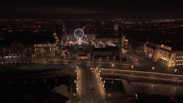 Oradea City Christmas Fair, Bihor, Romania, DJI, Dji Air 3, D-logm