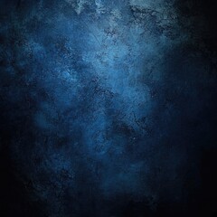 Fototapeta premium A dark blue background featuring a distressed grunge texture design