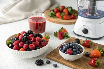 yogurt with berries