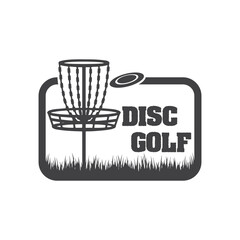 Disc golf logo and t-shirt design