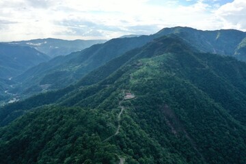 Fototapeta premium India's Forested Mountains and Hills near Malegaon Acharya