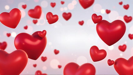 Happy Valentine Day Background for Banner, concept love 02