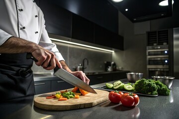 chef preparing food