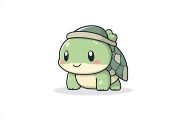 Obraz premium turtle with a hat