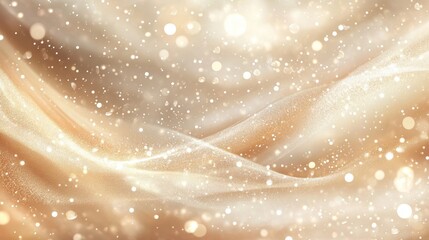 Light beige grainy gradient background, ivory toned blurry cosmetics background, large banner, copy space, Generative AI