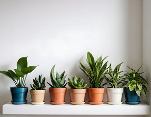 Fototapeta premium gardening home decoration plant in a flowerpot climate change concept
