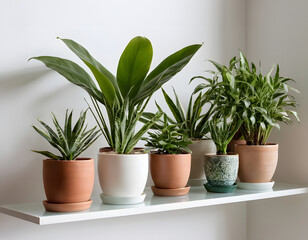 Obraz premium gardening home decoration plant in a flowerpot climate change concept