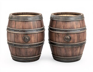 Fototapeta premium old wooden barrel