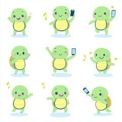 set of cartoon animals