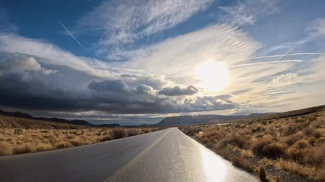 Red Rock Canyon Driving Las Vegas 