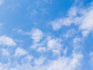 冬の青空と白い雲58