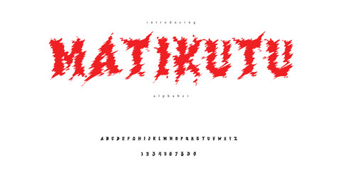 Brutal Black Metal-Inspired Chaos FontMobile