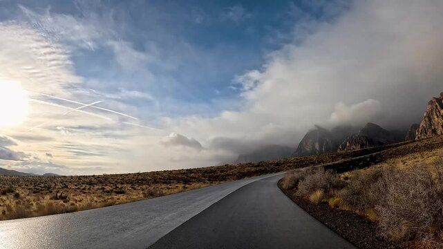 Red Rock Canyon Driving Las Vegas 