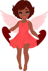 angel with  broken heart