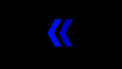 Left -directional arrow . silhouette arrow road sign illustration.