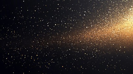 Beige brown yellow black grainy gradient background dark noise texture wide banner header poster design, Generative AI